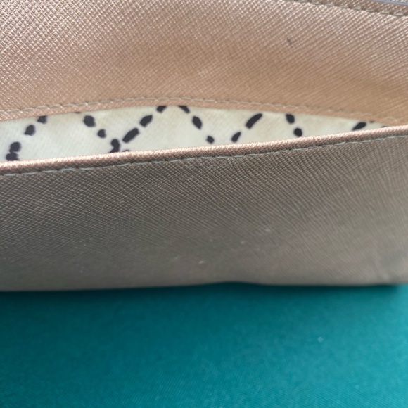 Kate Spade Rose Gold Zip Around Wallet - Picture 7 of 9